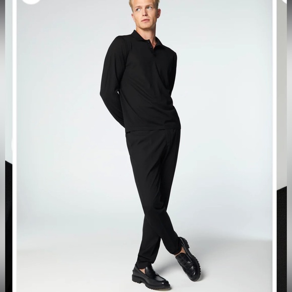 Manrico Cashmere Manhattan 100 Percent Cashmere quarter button polo - Picture 3 of 14